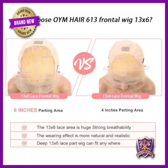 30 Inch Human Hair Lace Front Wig 13x6 Body Wave 200% Density